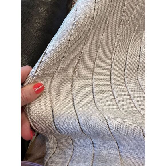 BALMAIN Sleeveless Zip Front Light Rose Minidress Size 10 (42) NWD - Picture 13 of 15